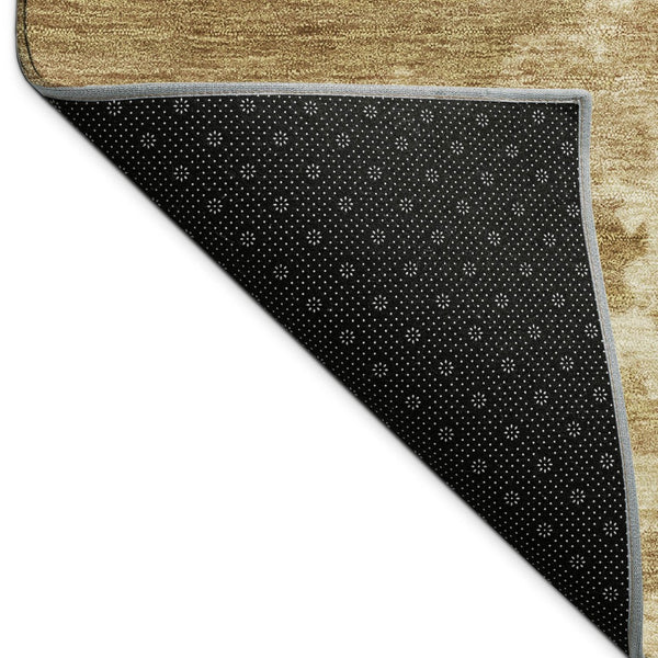 HomeRoots 8' X 10' Brown and Beige Abstract Area Rug – Durable, Washable, Indoor/Outdoor, Stylish & Versatile! 688912