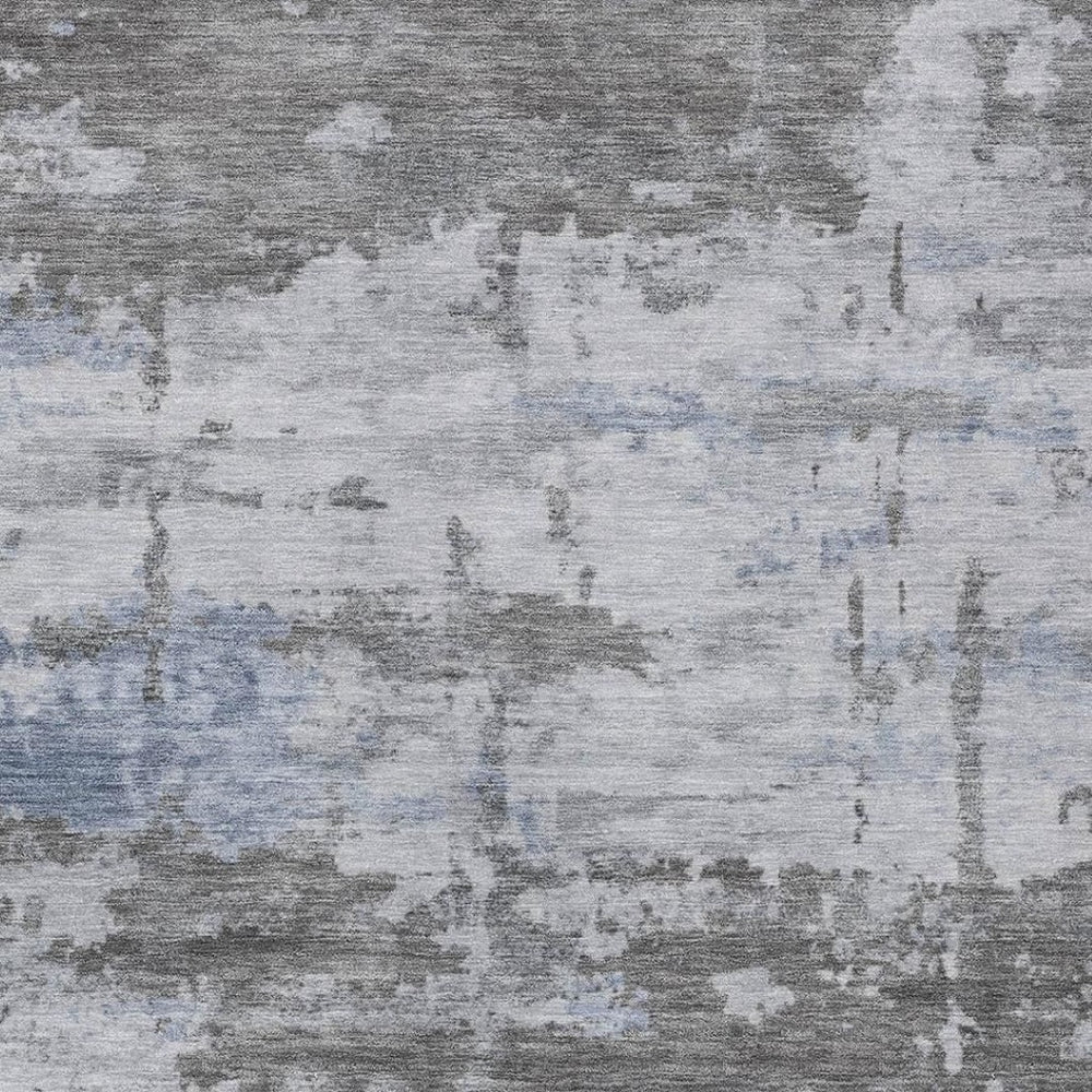 HomeRoots 5' X 8' Taupe And Ivory Abstract Area Rug – Washable, Durable, Stylish for Indoor & Outdoor Spaces 688946