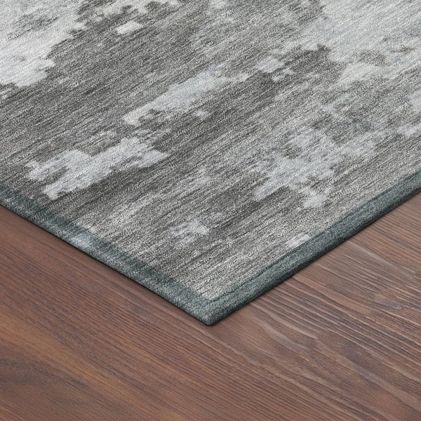 HomeRoots 8' Stylish Taupe and Ivory Round Area Rug - Washable, Durable, Perfect for Indoor & Outdoor Spaces 688947