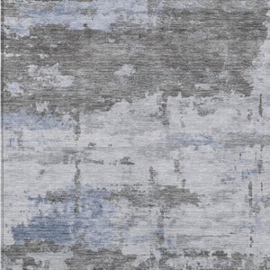 HomeRoots 8' X 10' Taupe And Ivory Abstract Rug – Durable, Washable Design for Indoor & Outdoor Spaces! 688948
