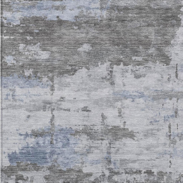 HomeRoots 8' X 10' Taupe And Ivory Abstract Rug – Durable, Washable Design for Indoor & Outdoor Spaces! 688948