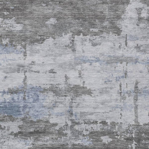HomeRoots 9' X 12' Stylish Taupe & Ivory Abstract Area Rug - Washable, Durable for Indoor & Outdoor Use 688949