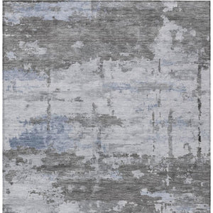 HomeRoots 10' Taupe & Ivory Abstract Washable Area Rug - Perfect for Indoor & Outdoor Use, Easy to Clean! 688950