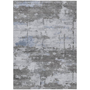 HomeRoots 10' Taupe & Ivory Abstract Washable Area Rug - Perfect for Indoor & Outdoor Use, Easy to Clean! 688950