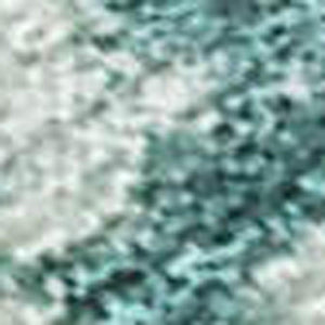 HomeRoots 9' X 12' Teal Abstract Area Rug - Washable Indoor/Outdoor Design, Stain Resistant, Modern Style! 688955