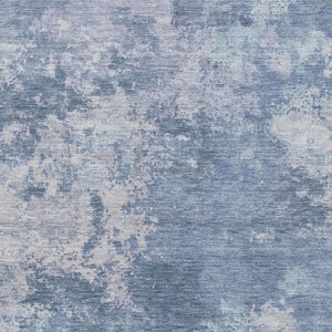 HomeRoots 10' Stylish Blue and Ivory Abstract Indoor Outdoor Area Rug - Washable, Durable, Versatile Design! 688992