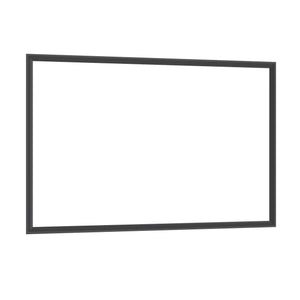 English Elm 60"X40" Oversized Modern Mirror With Black Aluminum Frame - Perfect For Bathroom, Living Room & More! W708P297668