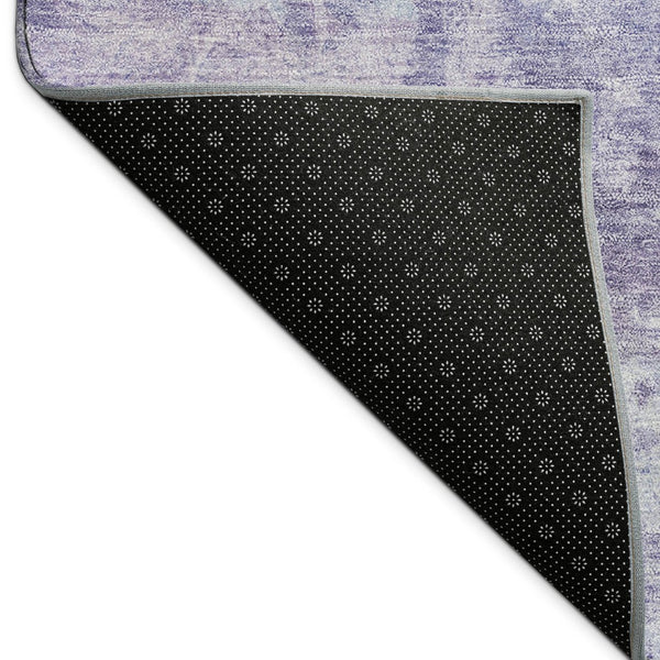 HomeRoots 9' X 12' Premium Plum & Gray Abstract Washable Area Rug - Stylish Indoor/Outdoor Accent for Any Space 689009
