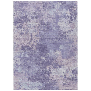 HomeRoots 10' Stylish Plum and Gray Abstract Washable Indoor/Outdoor Area Rug for Modern Spaces & Easy Care 689010