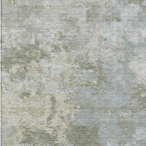 HomeRoots 5' X 8' Sage and Gray Abstract Area Rug – Stylish, Washable, Durable for Indoor & Outdoor Spaces 689012