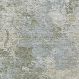 HomeRoots 8' X 10' Sage and Gray Abstract Area Rug - Stylish, Washable, Durable for Indoor & Outdoor Use! 689014