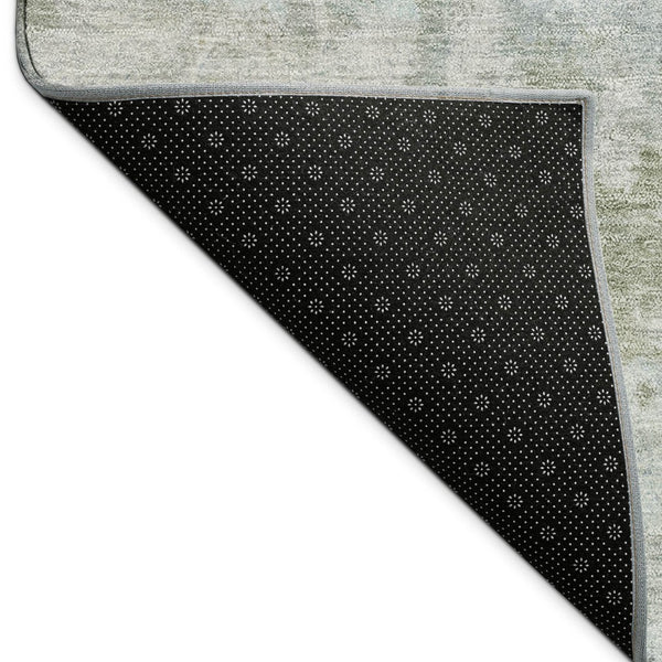 HomeRoots 8' X 10' Sage and Gray Abstract Area Rug - Stylish, Washable, Durable for Indoor & Outdoor Use! 689014