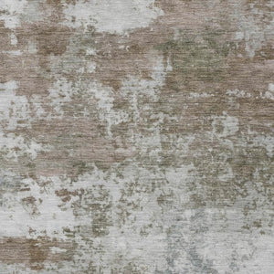 HomeRoots 5' X 8' Brown and Beige Abstract Area Rug - Durable, Washable, Stylish for Indoor & Outdoor Spaces 689090