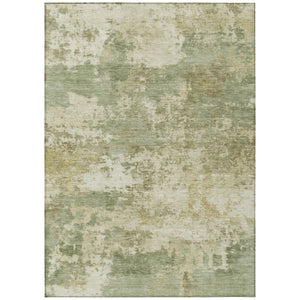 HomeRoots 10' Stylish Lime Green and Beige Abstract Washable Area Rug for Indoor/Outdoor Use – Durable & Chic! 689100