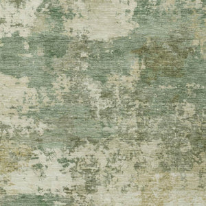 HomeRoots 8' X 10' Modern Sage & Beige Abstract Area Rug – Washable, Durable, Stylish for Indoor & Outdoor Use 689122