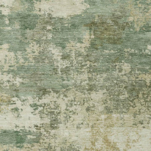 HomeRoots 9' X 12' Sage Abstract Area Rug - Stylish, Washable, Stain-Resistant for Indoor/Outdoor Use! 689123