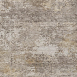 HomeRoots 8' X 10' Contemporary Pewter & Beige Abstract Washable Rug for Indoor & Outdoor Versatility 689254