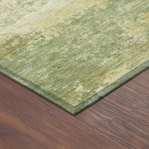 HomeRoots 9' X 12' Sage and Gold Abstract Area Rug – Stylish, Washable, Durable for Indoor & Outdoor Spaces 689261