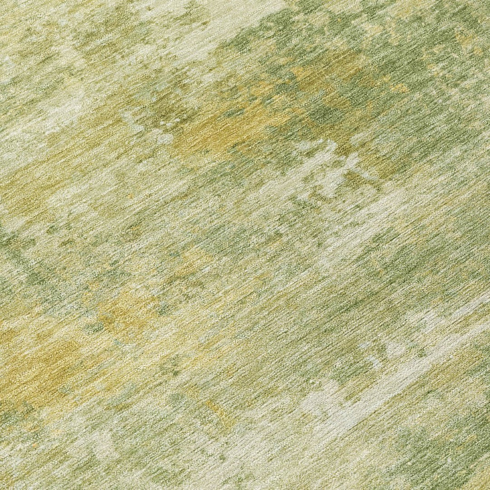 HomeRoots 9' X 12' Sage and Gold Abstract Area Rug – Stylish, Washable, Durable for Indoor & Outdoor Spaces 689261