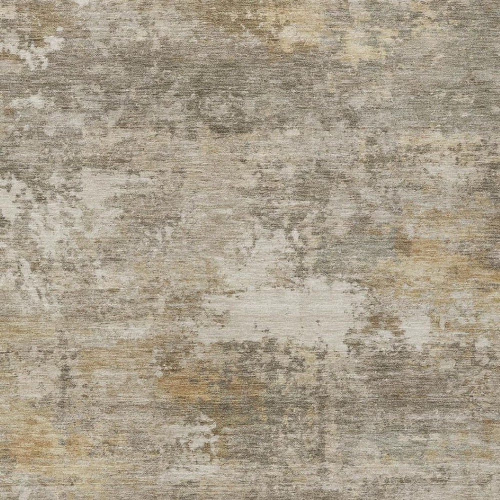 HomeRoots 5' X 8' Taupe and Beige Abstract Area Rug - Stylish, Washable, Durable for Indoors & Outdoors! 689264