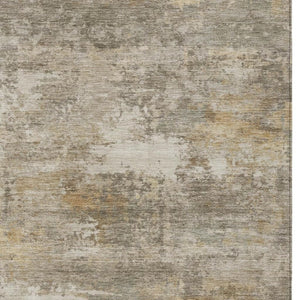 HomeRoots 8' X 10' Taupe and Beige Abstract Area Rug - Washable, Durable, and Stylish for Indoor/Outdoor Spaces 689266