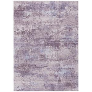 HomeRoots 8' X 10' Lavender Abstract Area Rug - Stylish, Durable & Washable for Indoor or Outdoor Spaces! 689290