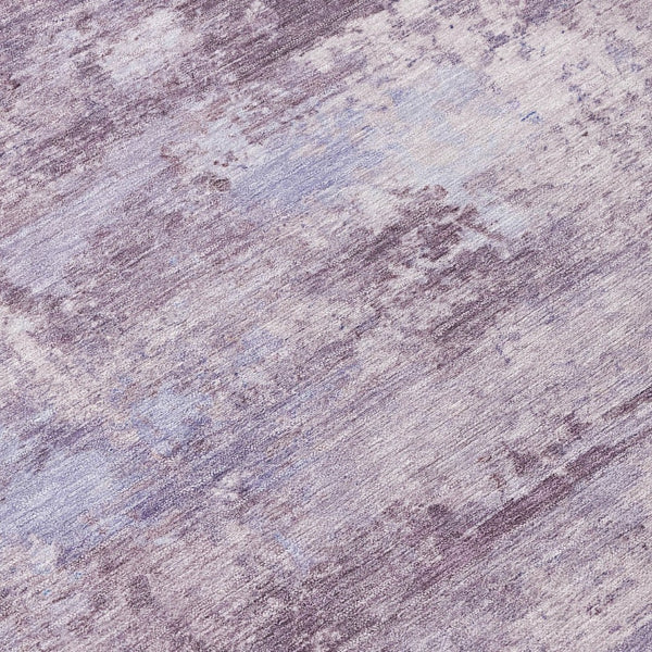 HomeRoots 8' X 10' Lavender Abstract Area Rug - Stylish, Durable & Washable for Indoor or Outdoor Spaces! 689290
