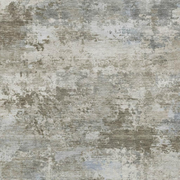 HomeRoots 10' x 14' Tan and Beige Abstract Area Rug - Durable, Machine-Washable for Indoor & Outdoor Spaces 689304