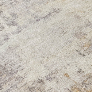 HomeRoots 8' Round Abstract Indoor-Outdoor Area Rug - Durable, Washable, Stylish, Perfect for High-Traffic Spaces 689325