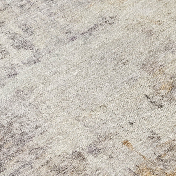 HomeRoots 8' Round Abstract Indoor-Outdoor Area Rug - Durable, Washable, Stylish, Perfect for High-Traffic Spaces 689325