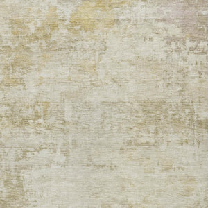 HomeRoots 9' X 12' Beige Abstract Area Rug - Washable, Durable, Stylish for Indoor & Outdoor High-Traffic Use 689333