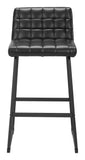 Pago Barstool - Set of 2 Black 110069 Zuo Modern