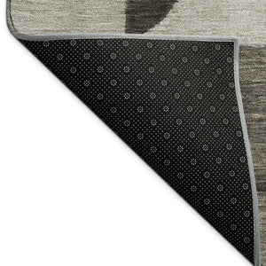 HomeRoots 10' X 14' Taupe and Beige Geometric Indoor Outdoor Area Rug - Durable, Washable, Stylish Design! 689478