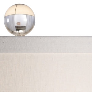 Chelsea House Matthews Cobalt Ceramic Lamp With Clear Acrylic Base — Handcrafted Italian 41" Table & Bedside Accent 68950