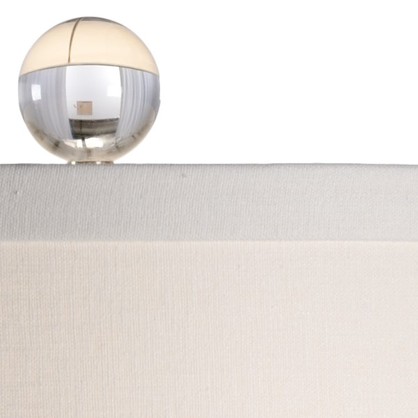 Chelsea House Matthews Cobalt Ceramic Lamp With Clear Acrylic Base — Handcrafted Italian 41" Table & Bedside Accent 68950