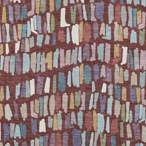 HomeRoots 10' Indoor Outdoor Striped Area Rug - Burgundy, Teal & Green, Washable, Durable, Perfect for High-Traffic Areas 689630