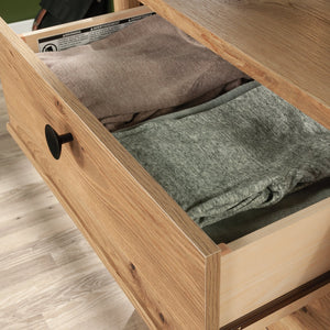 English Elm Dresser, Elegant Brown Finish With 4 Deep Drawers For Stylish Storage In Any Room Or Entryway B356P402612