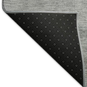 HomeRoots 8' X 10' Teal Blue & Gray Modern Abstract Washable Area Rug – Perfect for Indoor & Outdoor Use! 689712