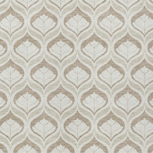 HomeRoots 8' X 10' Beige & Taupe Geometric Washable Area Rug - Durable, Stylish for Indoor & Outdoor Spaces! 689718