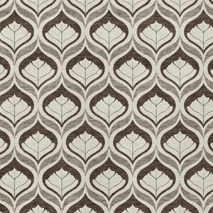 HomeRoots 9' X 12' Brown and Beige Geometric Washable Area Rug for Indoor/Outdoor - Durable, Easy-Clean Design 689731