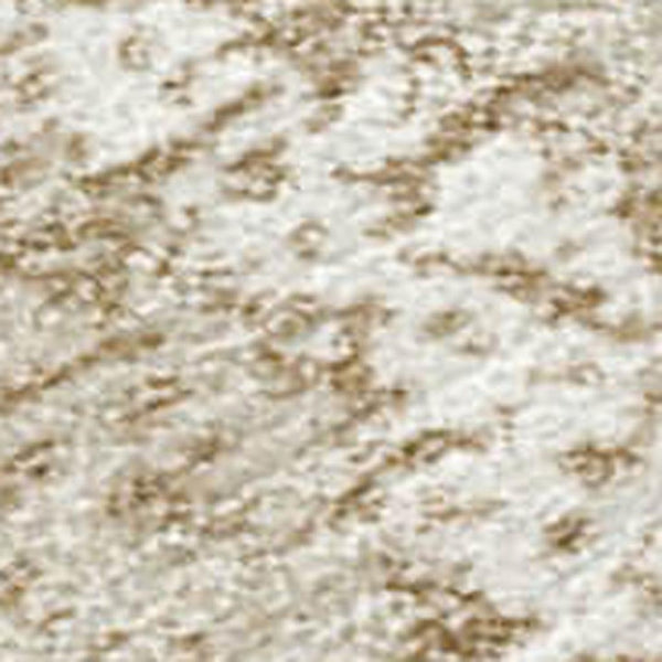 HomeRoots 5' Geometric Beige and Tan Washable Indoor-Outdoor Area Rug – Durable, Stylish, Easy-Care Design! 689776