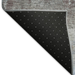 HomeRoots 5' Blue and Beige Geometric Indoor Outdoor Area Rug - Durable, Washable, Perfect for High-Traffic Spaces! 689794