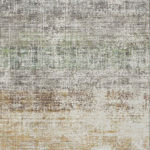 HomeRoots 9' X 12' Beige and Brown Striped Area Rug – Stylish, Durable, Machine Washable for Indoor & Outdoor Use 689995