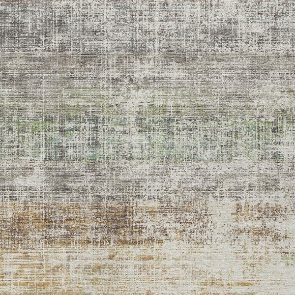 HomeRoots 10' Beige and Brown Striped Washable Area Rug - Durable Indoor/Outdoor Design for Busy Homes 689996
