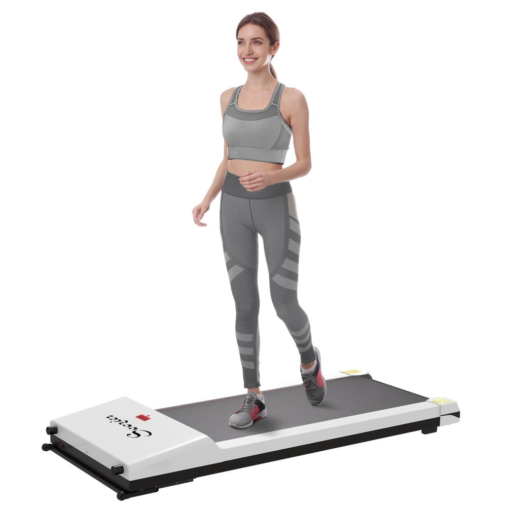 English Elm Soozier Walking Pad Treadmill Slim Portable Under Desk Design with Led and Remote W2225P200742