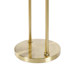 English Elm Ashcroft Furniture - Modern Floor Lamp - Artema Tall Corner Lamp With White Shade For Stylish Living Room & Office Lighting B183P315093