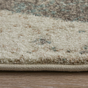 Feizy Rugs Eden Modern Geometric Area Rug - Elevate Your Home Décor With Stunning Color Block Design And Style Ivory,Blue,Green Polypropylene Edn39qvfivymlte70