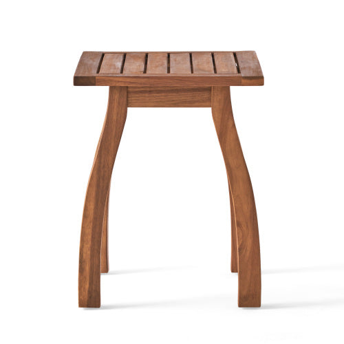 English Elm Christopher Knight Home® - Patio Conversation Set - Stylish Outdoor Acacia Wood Chairs With Cushions & Teak Finish End Table N770P264304B_57501.00ACA