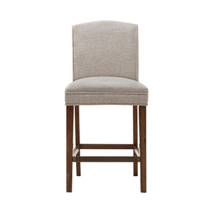 JLA Home Madison Park - Counter Camel Back Upholstered Counter Stool for Kitchens & Bars — Padded, Durable, Easy Assembly, Neutral Options FPF20-0552