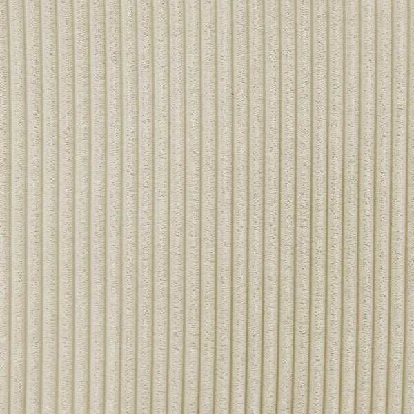 English Elm 3 Corduroy Double-Chaise Sectional Sofa with Removable Covers, Foam Cushions & Minimalist Design Cream B343S00008